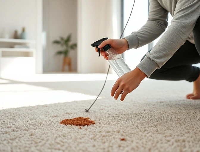 Identify stains before carpet cleaning